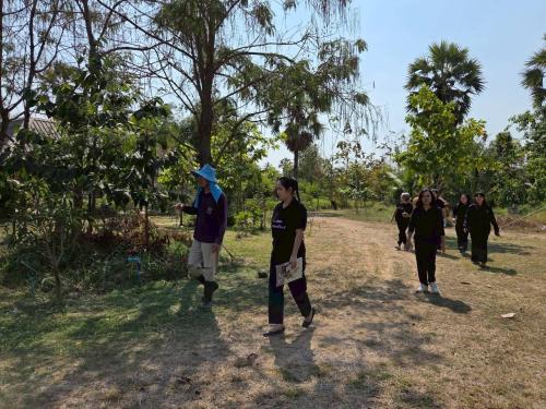 พช.เมืองเพชรบุรี ติดตามสนับสนุนการดำเนินงานศูนย์เรียนรู้ โคก หนอง นา  บ้านเวียงคอยล่าง หมู่ที่ 1 ตำบลเวียงคอย อำเภอเมืองเพชรบุรี จังหวัดเพชรบุรี